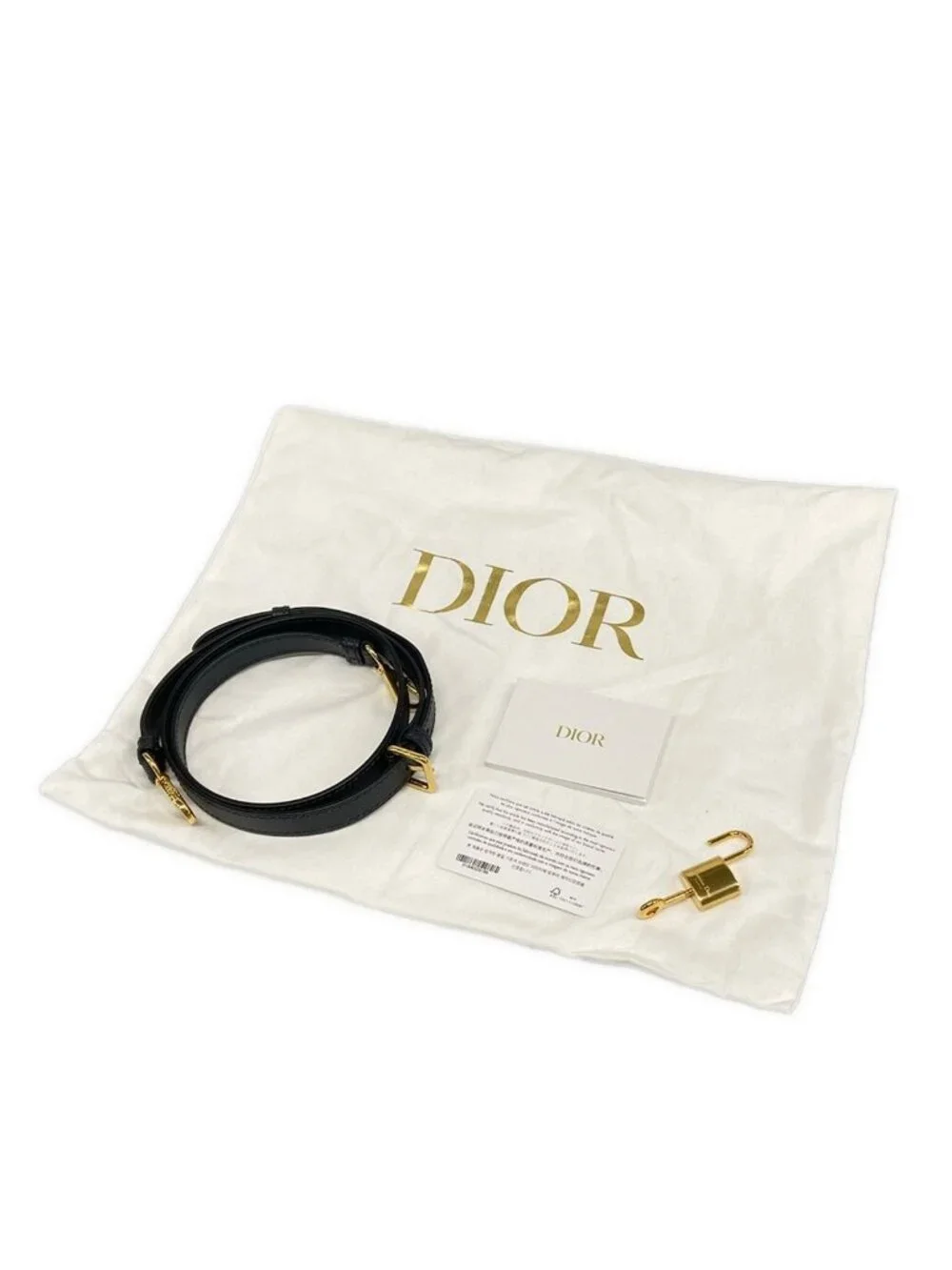 Dior Handbag Groove 20 Bag Small Ivory Dark Navy Leather